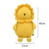 Summer cool-feeling lion animal throw pillows, custom-made ice silk dolls from Kanglewu, cool towel fabric toys, order Specification image